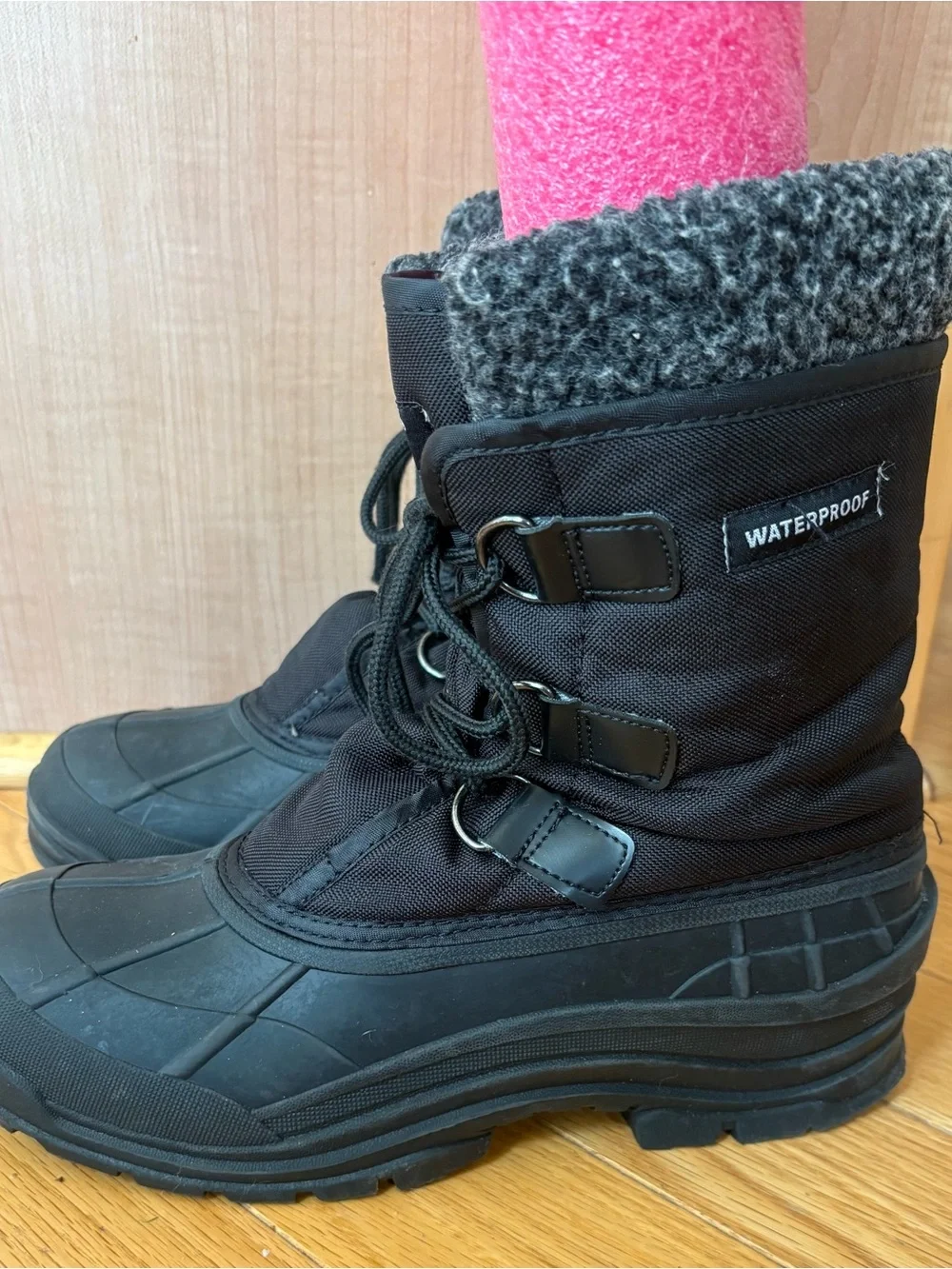 THERMOLITE INSULATED SNOW BOOTS Labo Waterproof Men’s SIZE 7.5 STYLE 107 Black